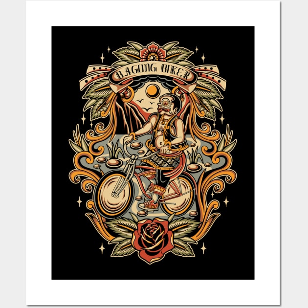 Bagong traditional tattoo Wall Art by Abrom Rose